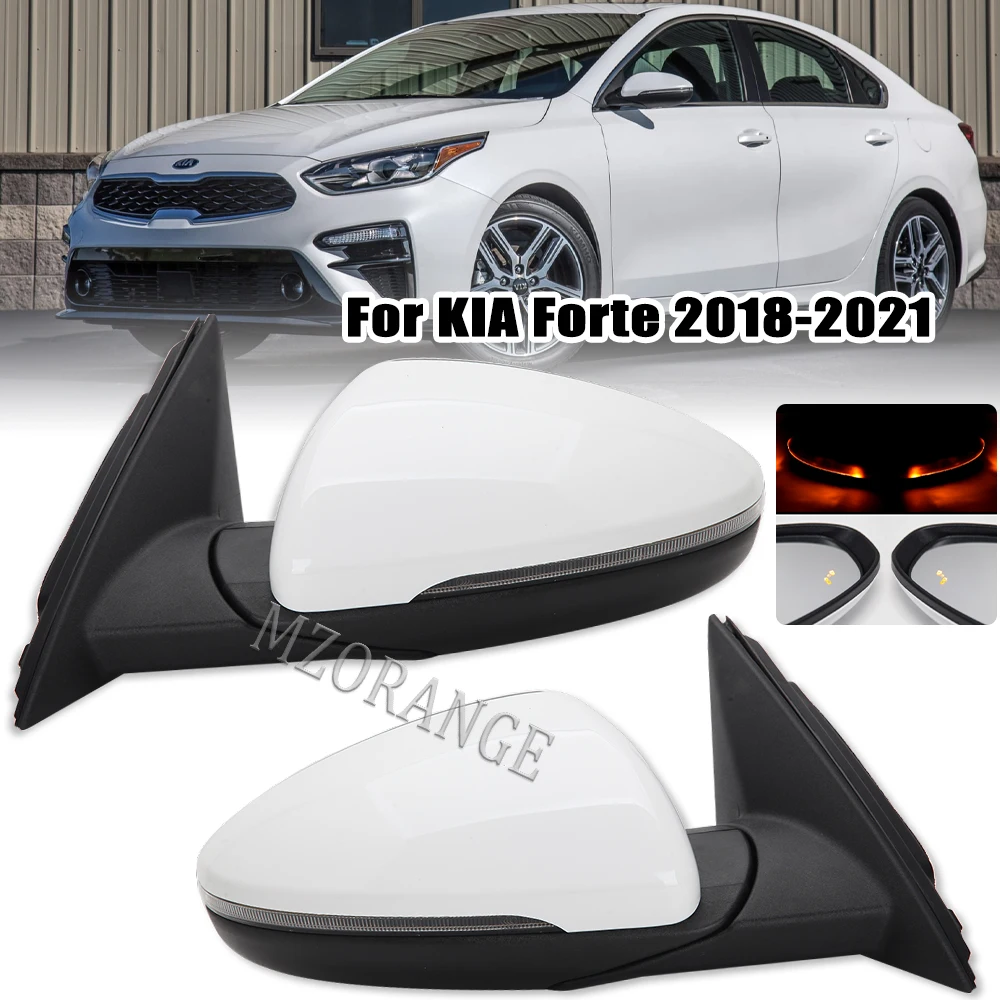 

Боковое зеркало заднего вида в сборе для Kia FORTE CERATO SHUMA 2018 2019 2020 10 контактов левое и правое зеркало