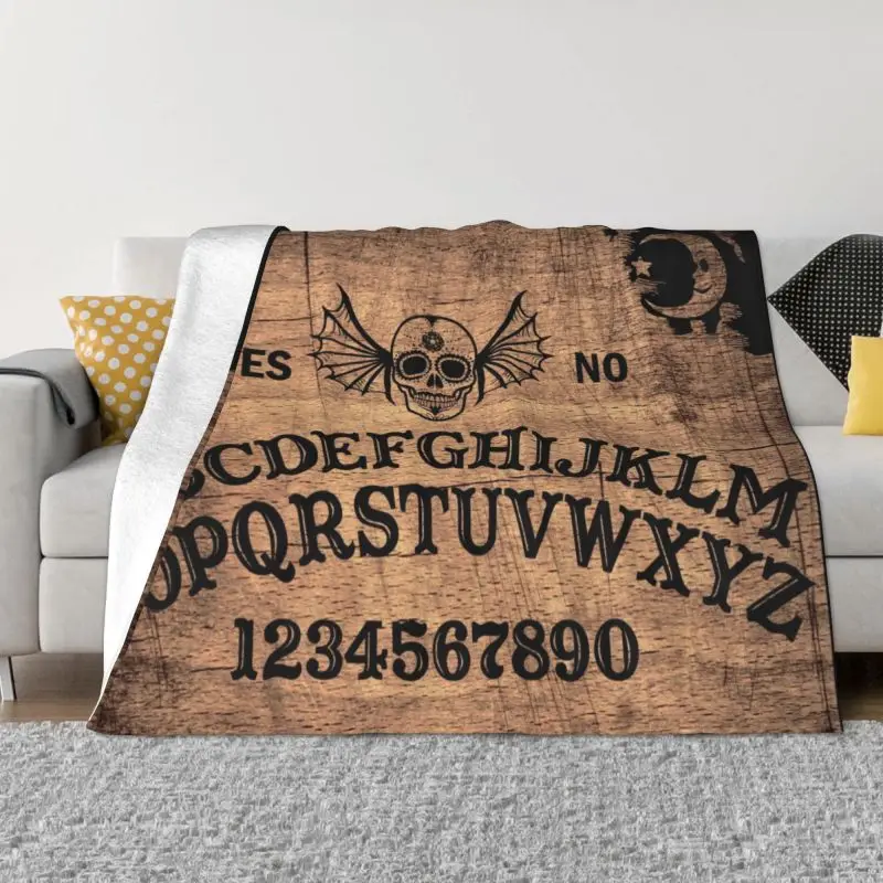 

Классическое Одеяло Witch Ouija, мягкое Фланелевое флисовое теплое одеяло на Хэллоуин, домашнее постельное белье, покрывало на диван