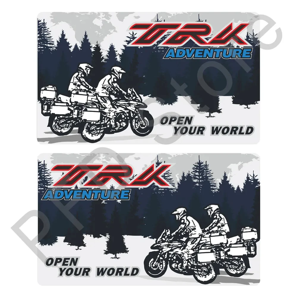 Наклейки для мотоцикла Benelli TRK502 TRK 502 X TRK521 ADV Приключения задний боковой ящик Чехлы