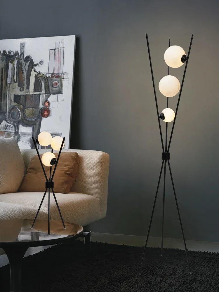 

Напольная Лампа Лунная, напольная лампа для гостиной и дивана, настольная лампа в скандинавском стиле для кабинета, современная и Минималистичная прикроватная атмосферная лампа для спальни