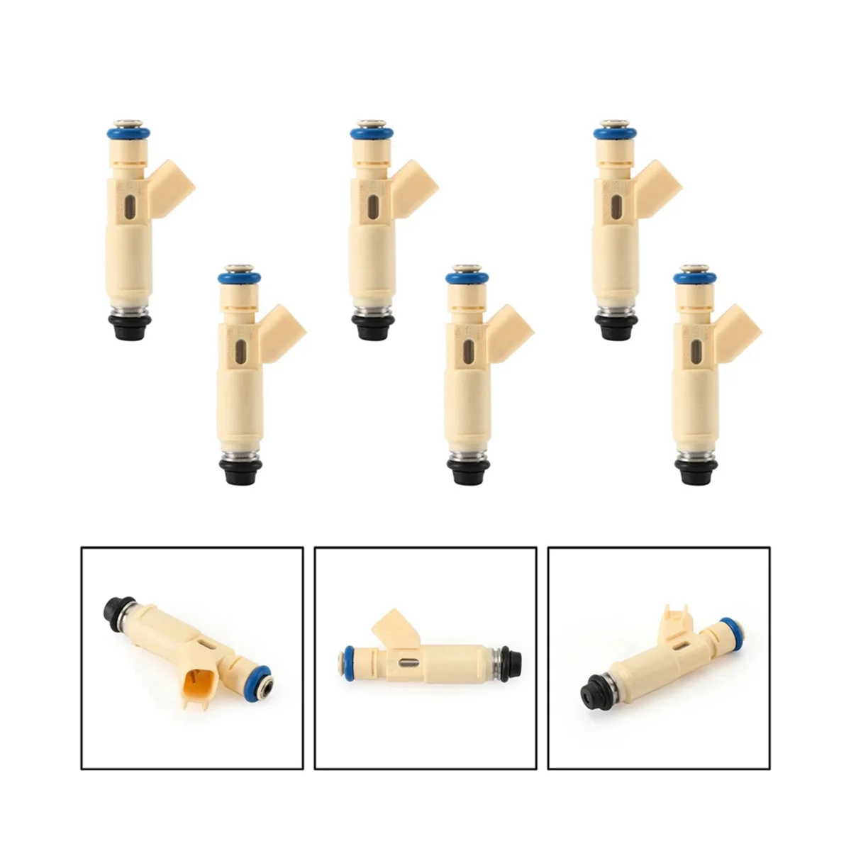 6 шт. Форсунка для автомобильного топливного инжектора 195500-3520 Ford 01-04 Mazda Mercury 3 0