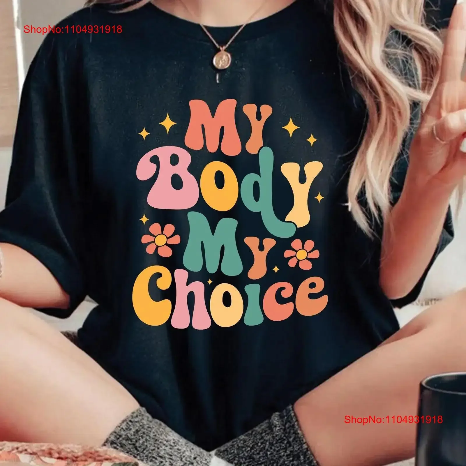 Фото Футболка My Body Choice, винтажная футболка Rero Groovy, женское право, феминизм, поговорка, репродуктивная феминистская винтажная стираная дышащая футболка №1