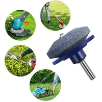 knife sharpening drill lawnmower 50mm faster blade sharpener grinding garden tools rotary garden lawn mower parts dropshipping