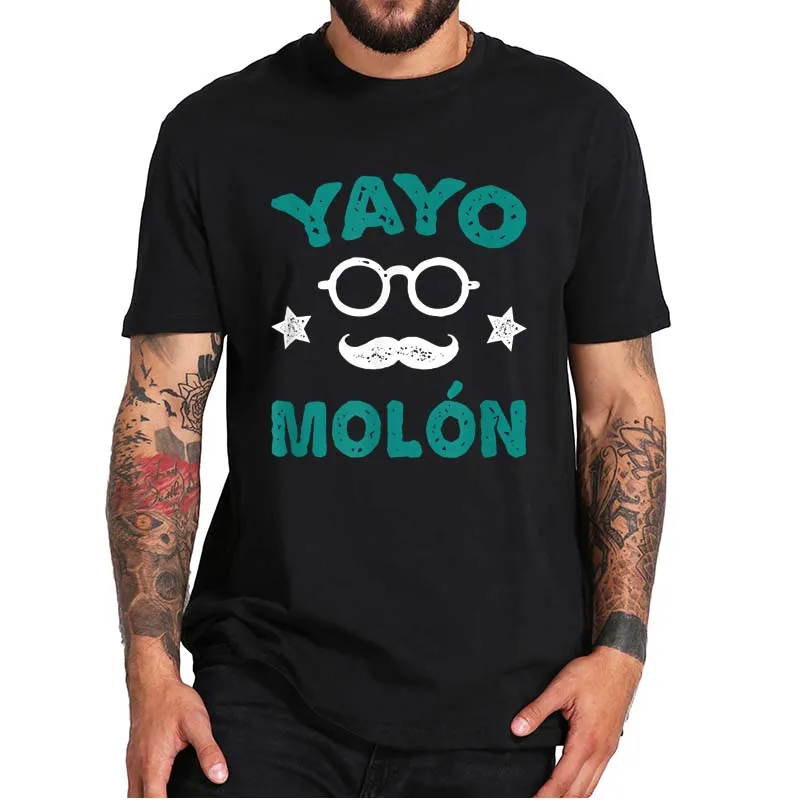 Футболка Yayo Molon с испанским забавным дизайном Мужская футболка 100% хлопок