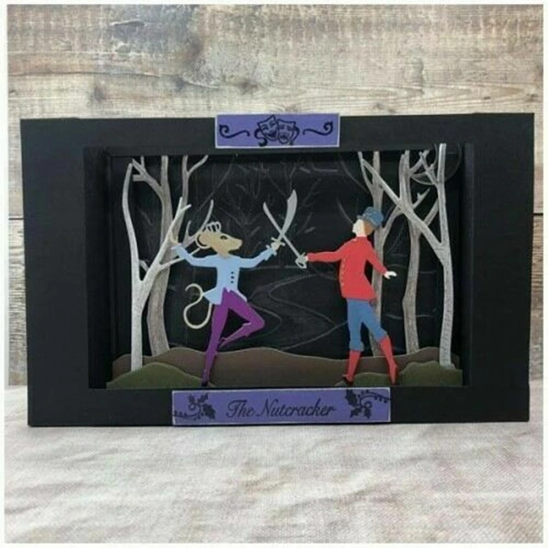 Пейзаж мертвых ветвей новинка 2022 металлические штампы и скрапбукинг для