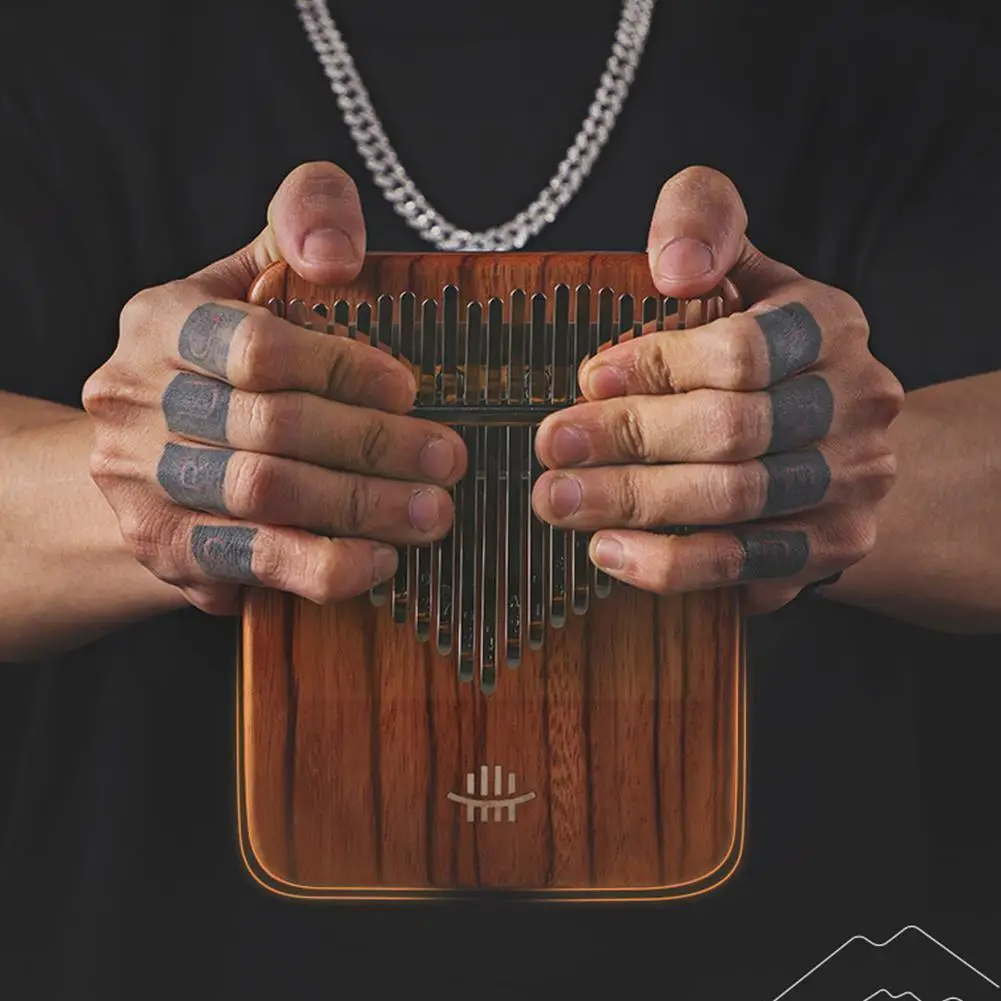 

Kalimba 21 Thumb Piano Portable Kalimba Board Mbira Instrument Mahogany Accessories Gift With Musical Christmas Musi T0p4
