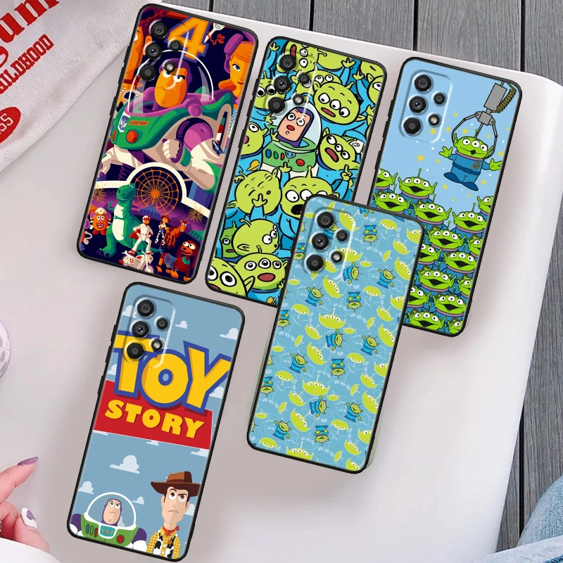 

Toy Story Animation Phone Case For Samsung A53 A52 A33 A32 A51 A71 A21S A13 A73 A50 A22 A23 A03 S A72 A54 A12 5G Black
