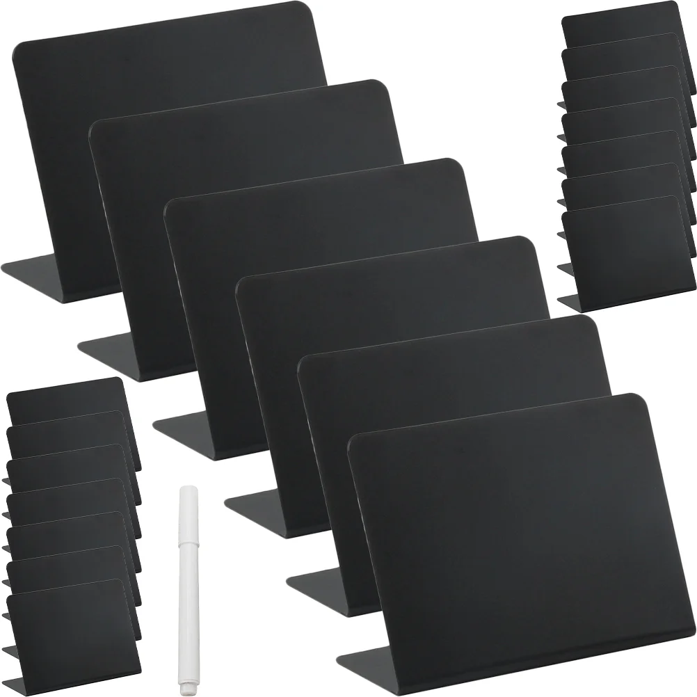 

Tabletop Chalkboard Signs Rewritable Small Blackboard Mini Chalkboards Erasable Message