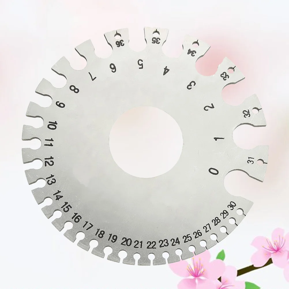 Измеритель диаметра круглого провода линейка толщины кабеля измерительный