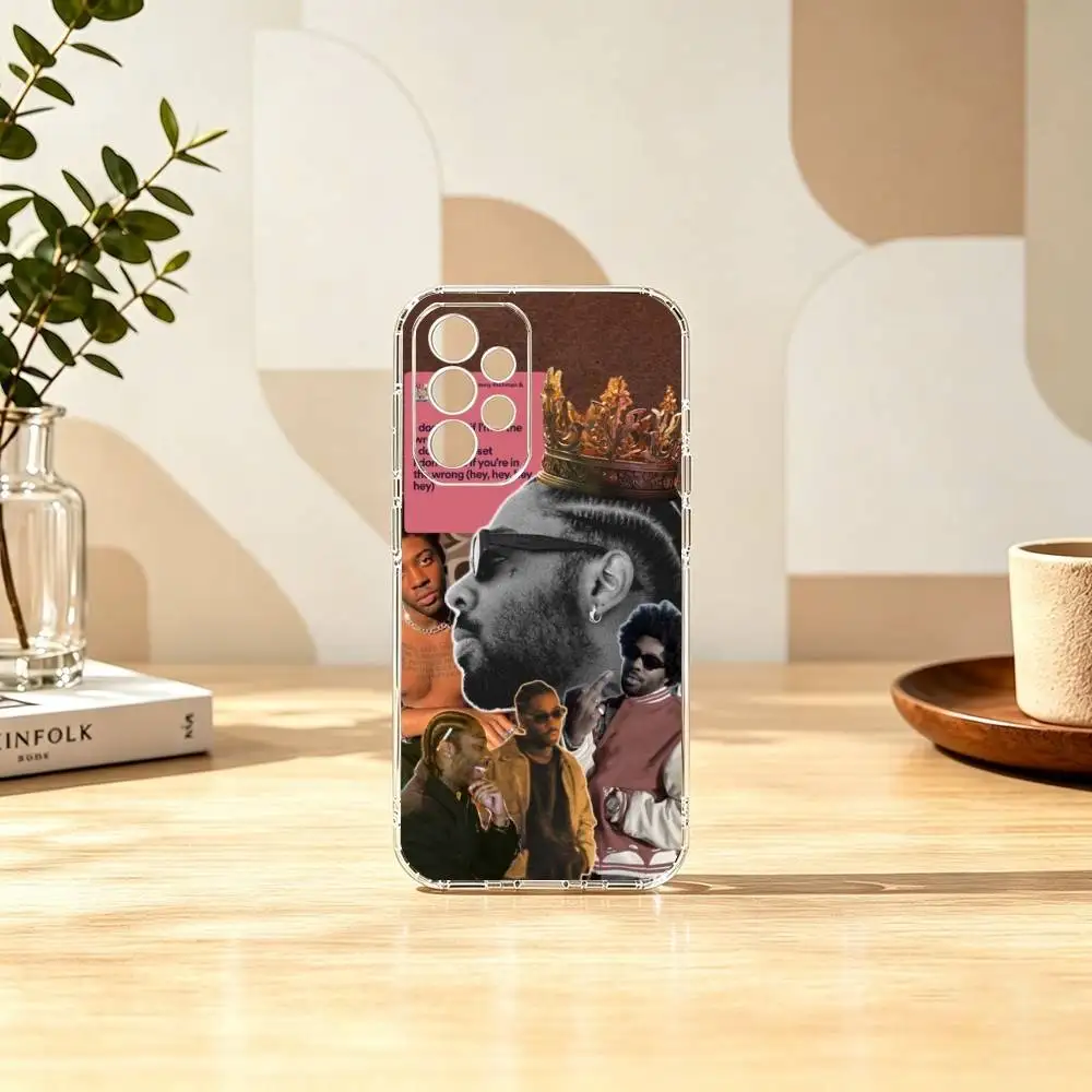 Чехол для телефона Singer B-Brent Faiyaz, прозрачный, силиконовый, мягкий, для Samsung S25, S24, S21, S22, S23, S30, Ultra, S20, Plus, FE (art.: 3920db4e69909) - 3920db4e69909