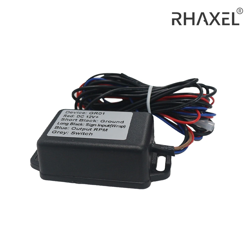 RHAXEL Регулируемый Генератор Тахо-об/мин Адаптер Сигнала 4 Импульса Круглый 12 В 24
