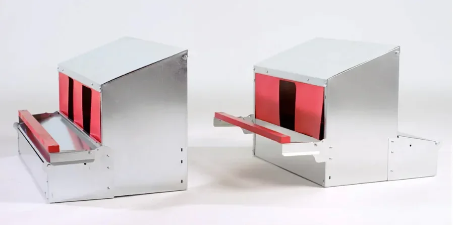 Автоматическая коробка-гнездо для курицы металлическая яиц бесплатный диапазон