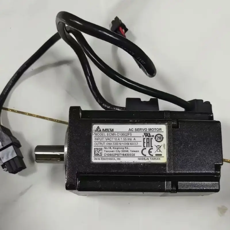Б/у серводвигатель ECMA-C10602PS 200 Вт тест ОК быстрая доставка