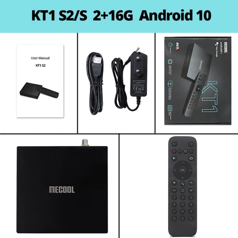 Умная ТВ-приставка, Android 4K, Amlogic S905X4, 2 + 16 Гб
