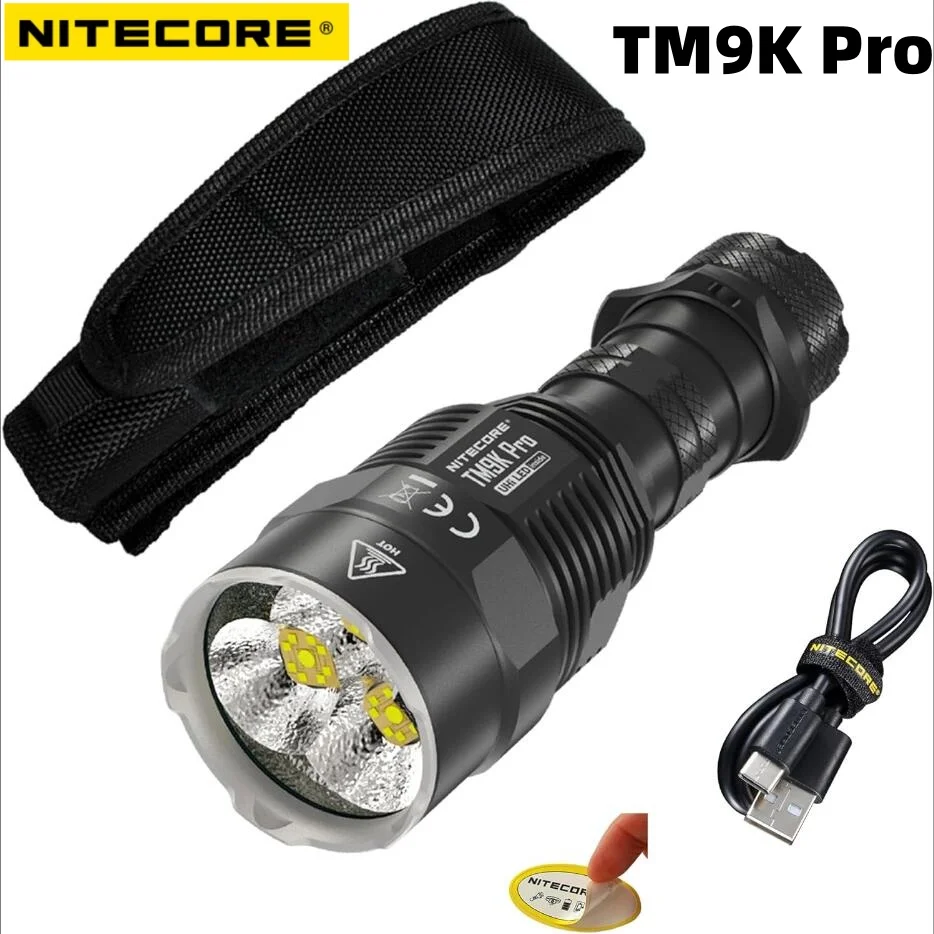 Тактический фонарик NITECORE TM9K Pro 9900 люмен для правоохранительных органов