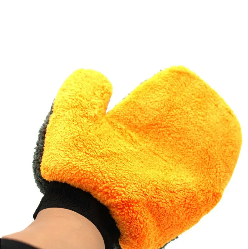 Двухсторонняя утолщенная Коралловая бархатная продукция для уборки автомобиля