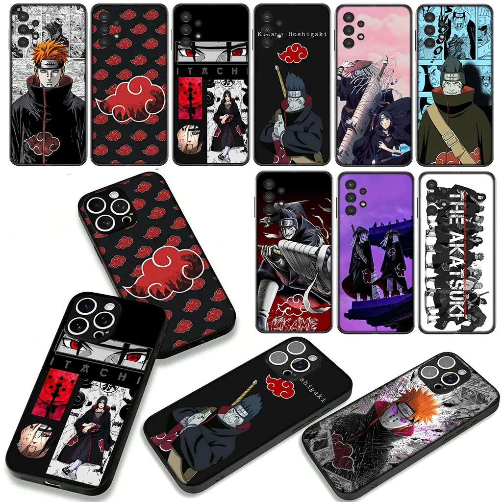 Фото Чехол для телефона Pain KISAME Itachi Akatsuki Narutos для Apple iPhone 16 15 14 Plus 13 12 Mini 17 Pro Max + ProMax 16E Air Case №4