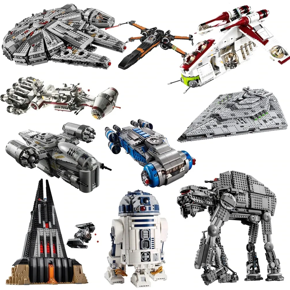 

Star& Set&Wars Millennium Falcon FiguresBuilding Blocks The Republic Gunboat Brick 05041 Compatible 79211 Toy For Children Gift