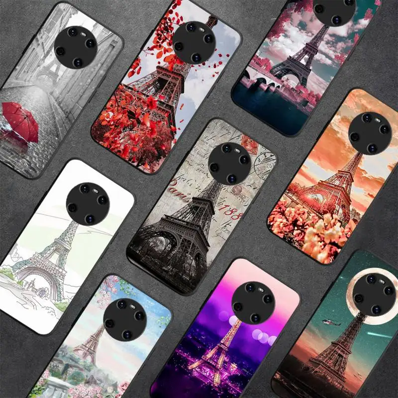 

Romantic Paris Eiffel Tower Phone Case for Samsung A51 A30s A52 A71 A12 for Huawei Honor 10i for OPPO vivo Y11 cover