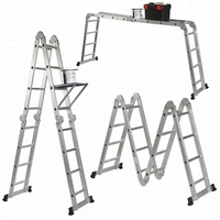 big hinge aluminium folding step multipurpose extension scaffolding super ladder