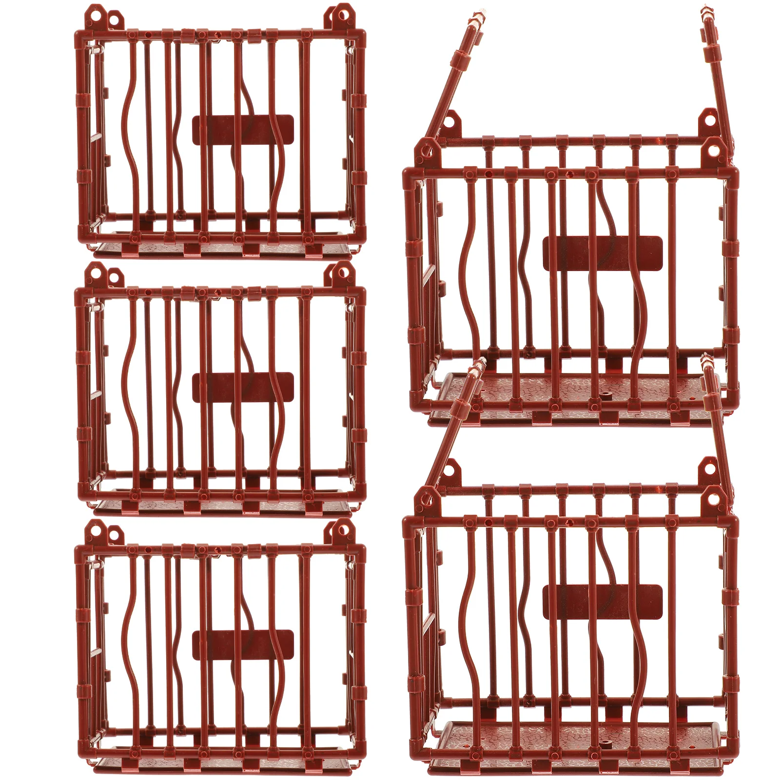 

Fencing Panel Accessories Stable Toys Plastic Playpen Miniature Animal Cage Ornament