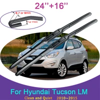 set for hyundai tucson lm ix35 2010 2011 20122015 model front wiper blades windshield brushes windscreen window rubber wipers