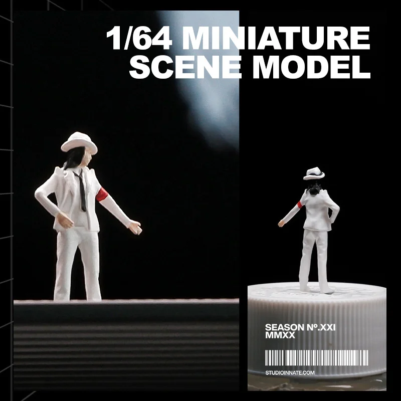 Экшн-фигурка в масштабе 1:64 Реалистичная каучуковая экшн-фигурка Джексона