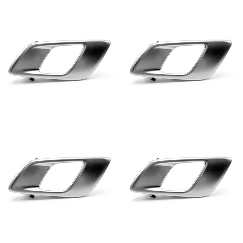 

4 шт. внутренняя ручка для левой внутренней двери автомобиля для Ford Ranger 2012-2021 Everest 2015-2021 Mazda BT50 2012-2019 серебристо-серого цвета