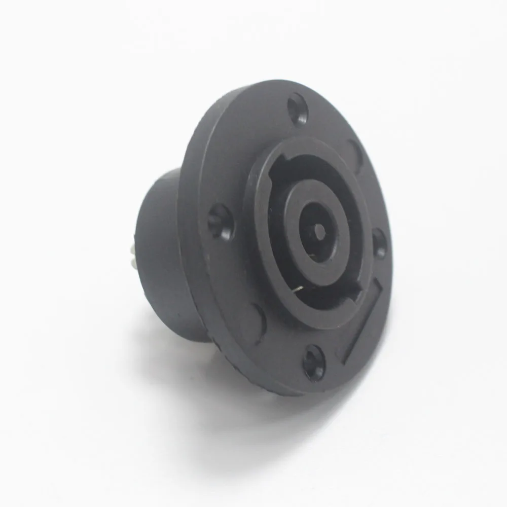 1 шт. 4-контактный XLR гнездовой разъем для крепления на панели адаптера круглый