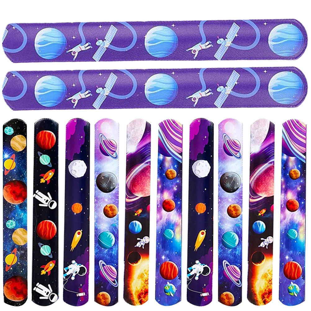

Bracelets Party Space Favors Slapclassroom School Fillersdecorations Outer Supplies Birthday Theme Toys Wristbands Bands Snap
