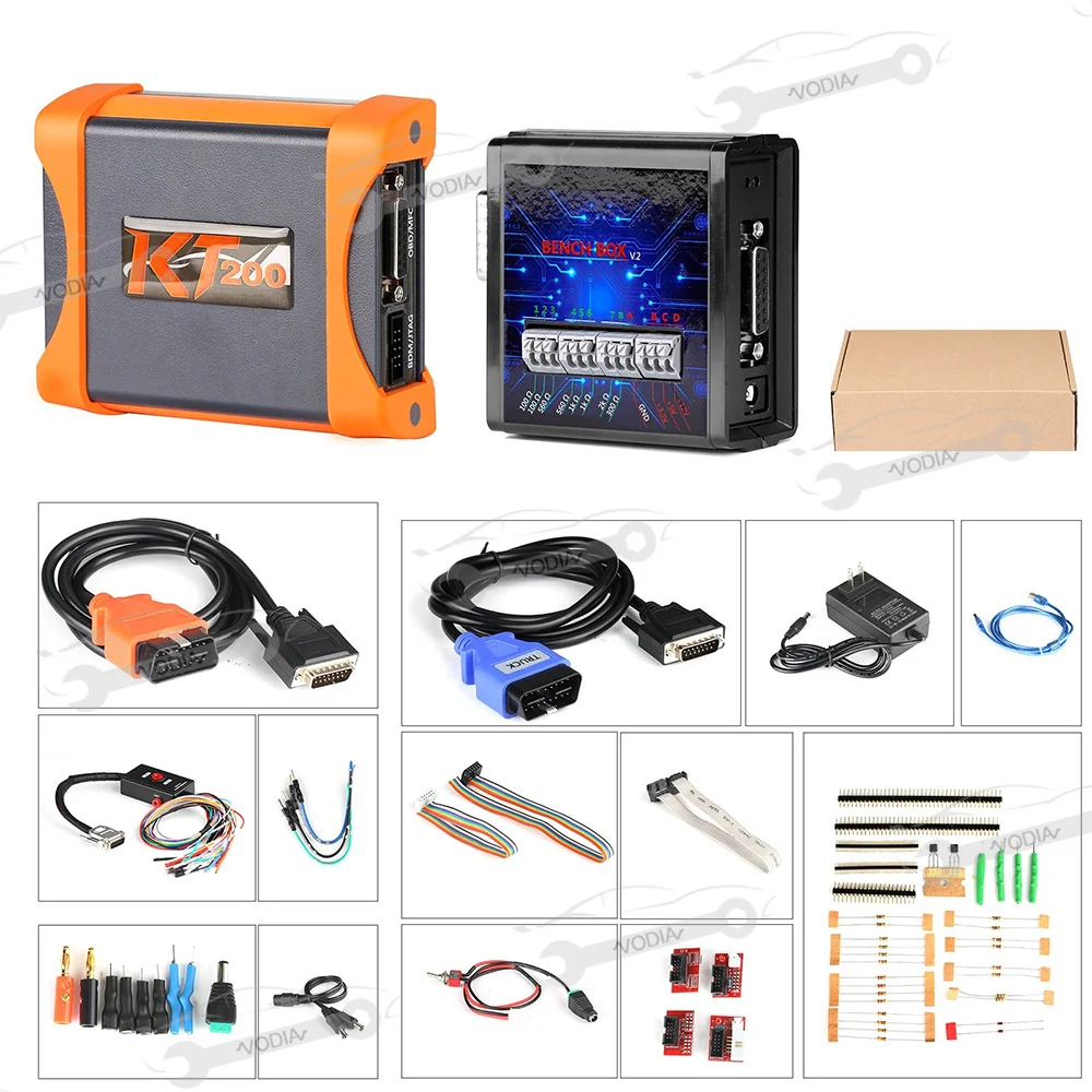 

KT200 ECU Programmer for ECU Maintenance DTC Code Removal/OBD2 OBD/BOOT/BDM/JTAG Read and Write/MultIple Protocols