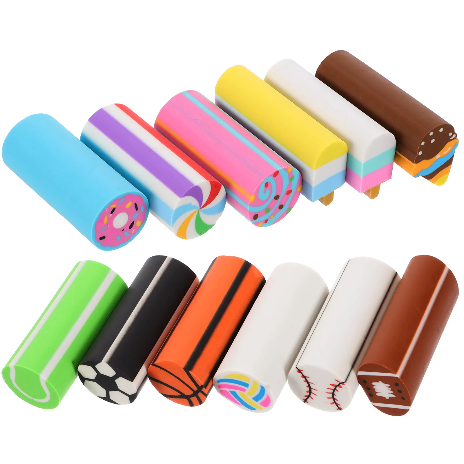 

12 шт., износостойкие Ластики для дома и школы