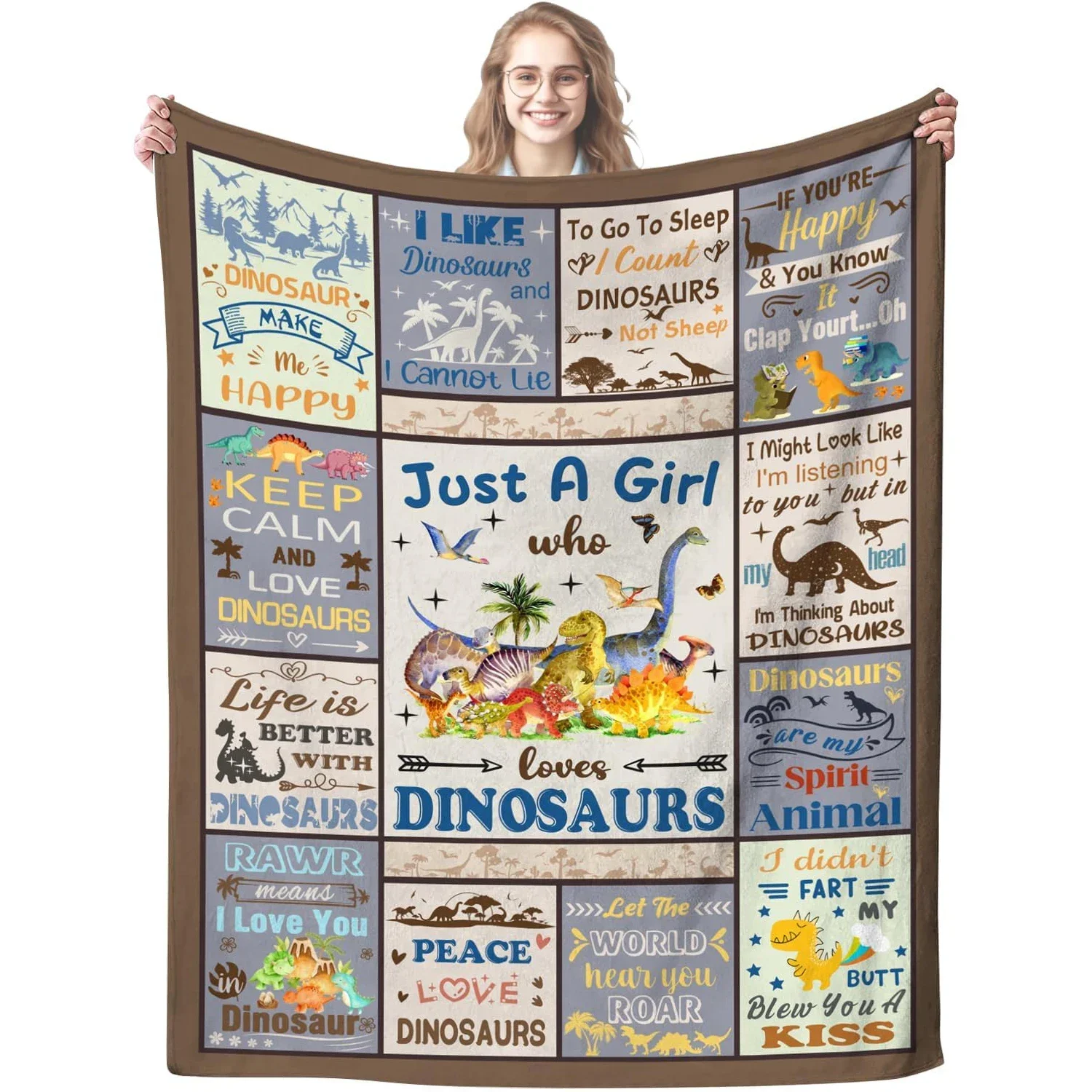 Это просто динозавры. Фланелевое Одеяло-это кровать диван гостиная подарок для