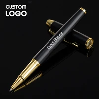 metal orb signature pens creative business black ballpoint pen custom logo personalized gift student pen school stationery