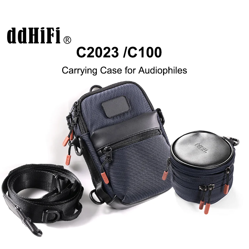 DDHiFi C2023 C100 HiFi Carrying Case for Audiophiles Player DAC AMP All-in-one Multifunctional Backpack Earphone Bag