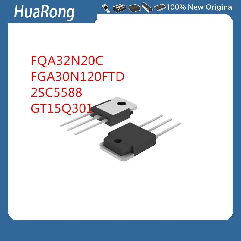 5 шт./лот FQA32N20C 200V 32A FGA30N120FTD 1200V 30A 2SC5588 C5588 GT15Q301