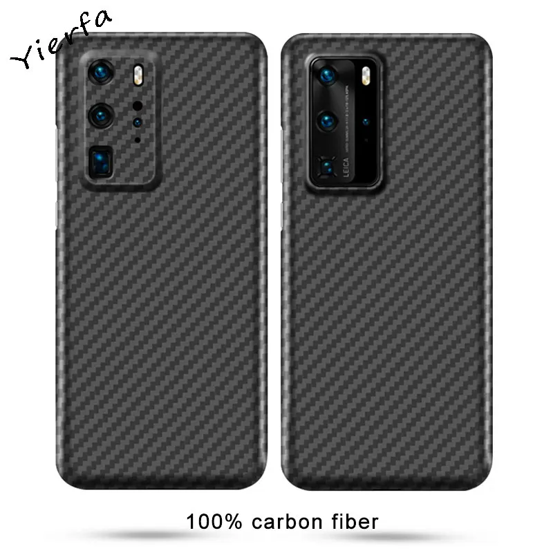 

Защитный чехол Yierfa для Huawei P40 Pro, ультратонкий, из углеродного волокна