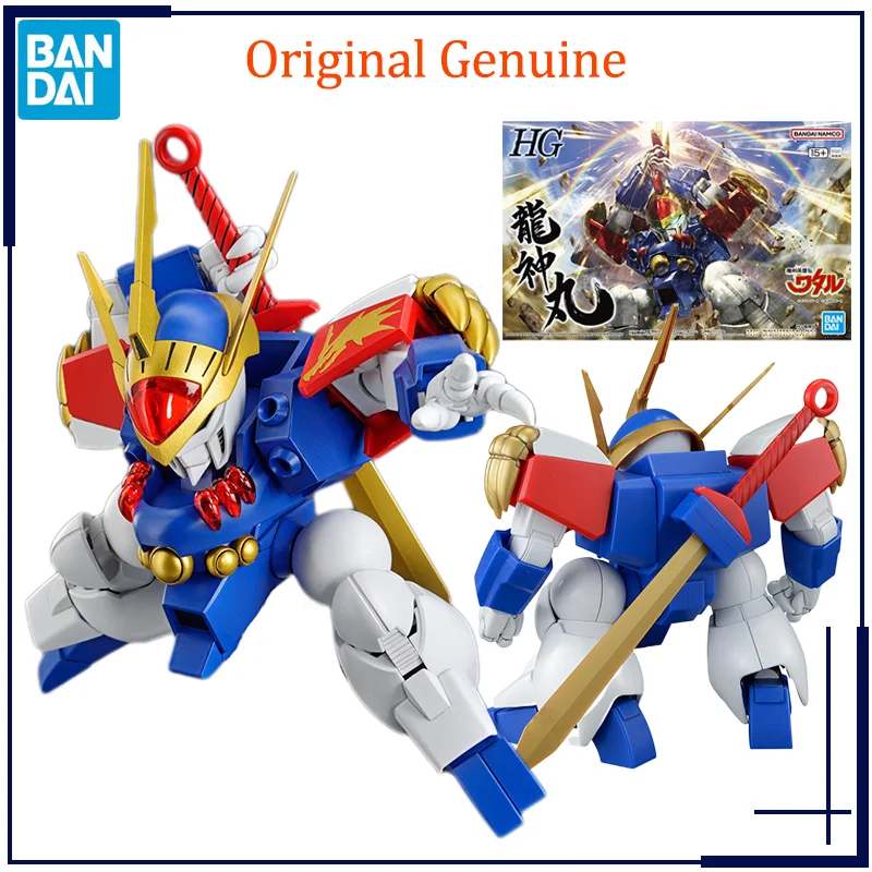 Оригинальный подлинный Bandai Аниме маджин Eiyuuden Wataru RYUJINMARU HG Сборная модель игрушки экшн-фигурки подарки коллекционные украшения