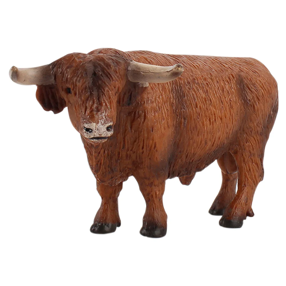 

Cattle Model Toy Animal Animals Figure Cow Forest Ox Woodland Figurines Ornament Farmmodels Static Statue Simulation Toys