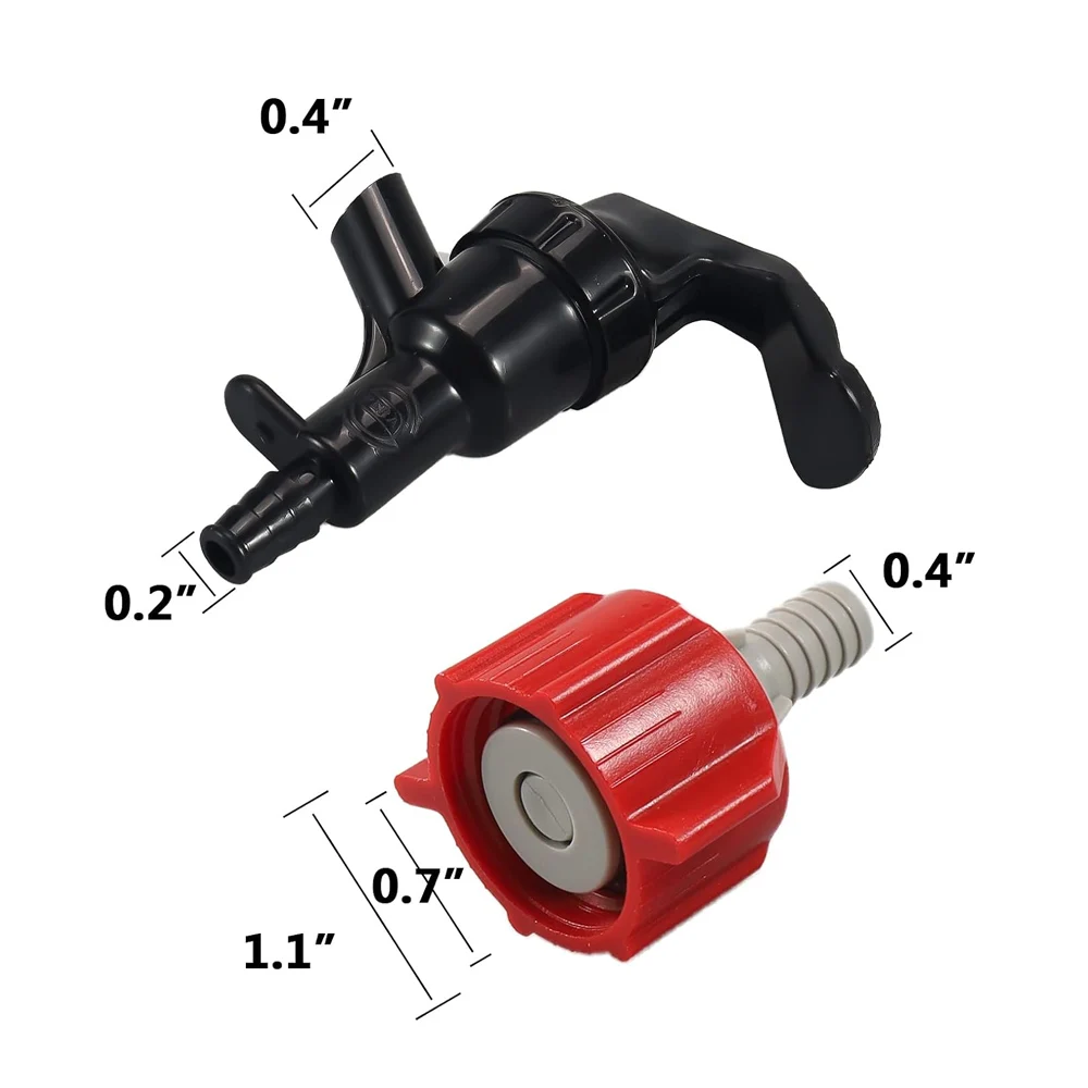 Красный нагрудник кран для коки-колы в коробке смеситель пикника