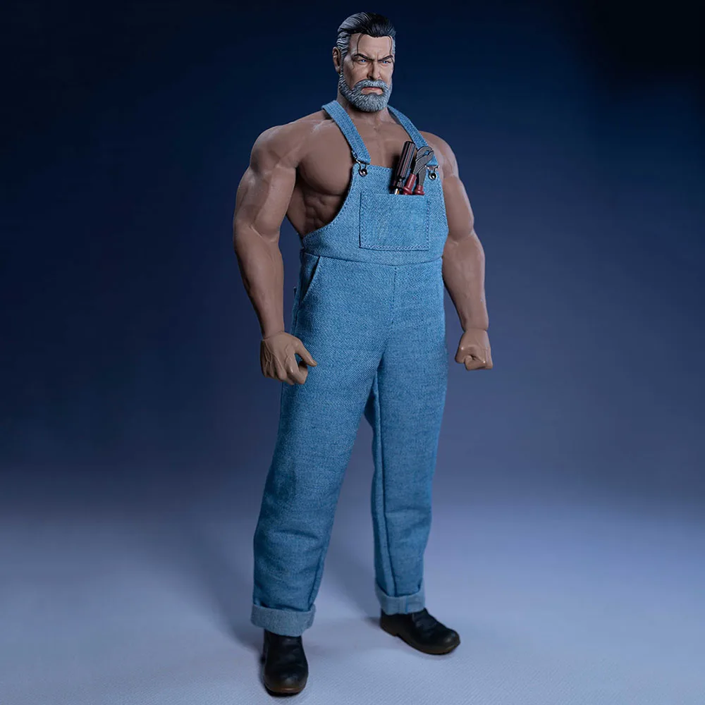 

SSR 1/6 Male Solider Clothes Super Hero Farmer Assembly Kit Rompers Toolbox Hardware Accessories Model for 12'' Action Figure