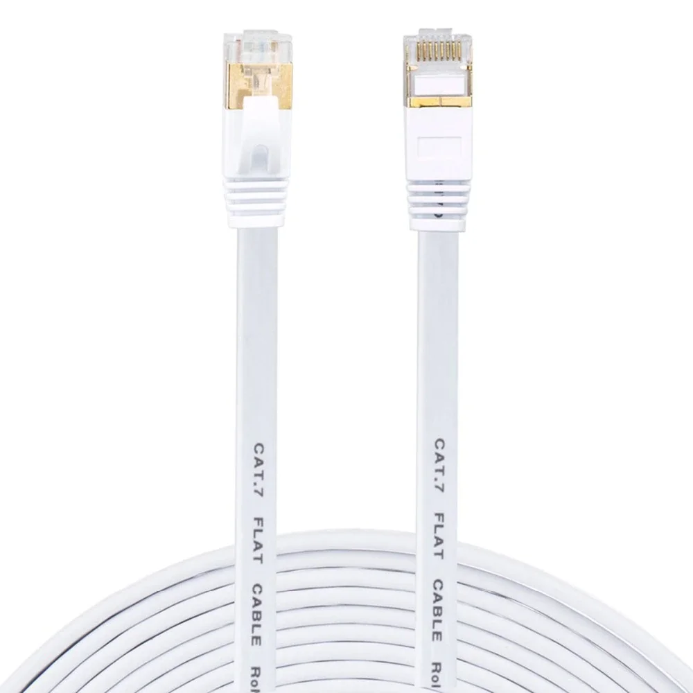 

Ethernet Cable Cat7 Lan Cable STP RJ 45 Network Cable rj45 Patch Cord /15m/20m/30m for Router Laptop Ethernet Cable