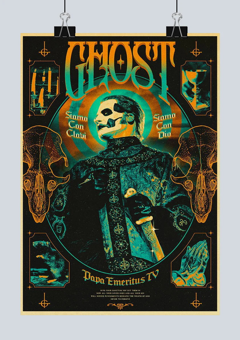 

Классический постер Lanxihaibao группа призраков