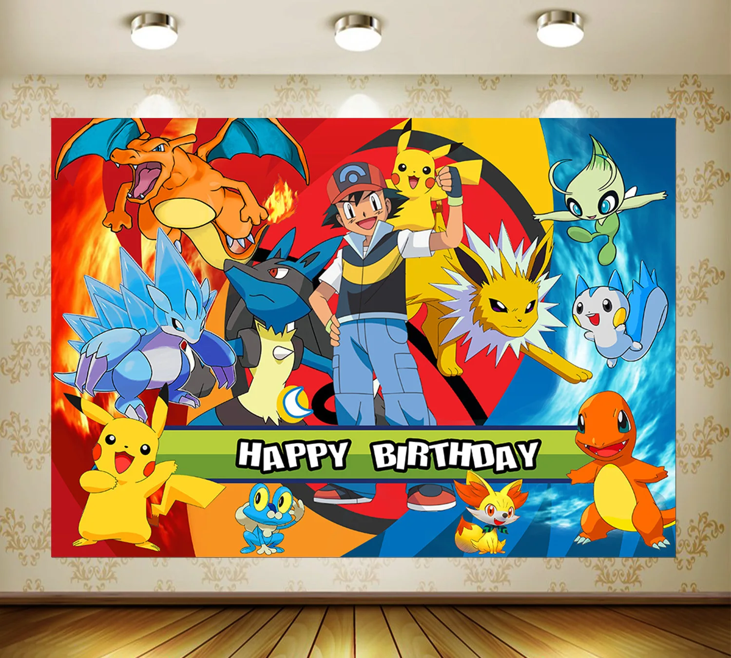 

Yellow Pet Elf Background Birthday Party Supplies anime Baby Shower kid Faovr Gifts Room Decoration Photography Backdrop