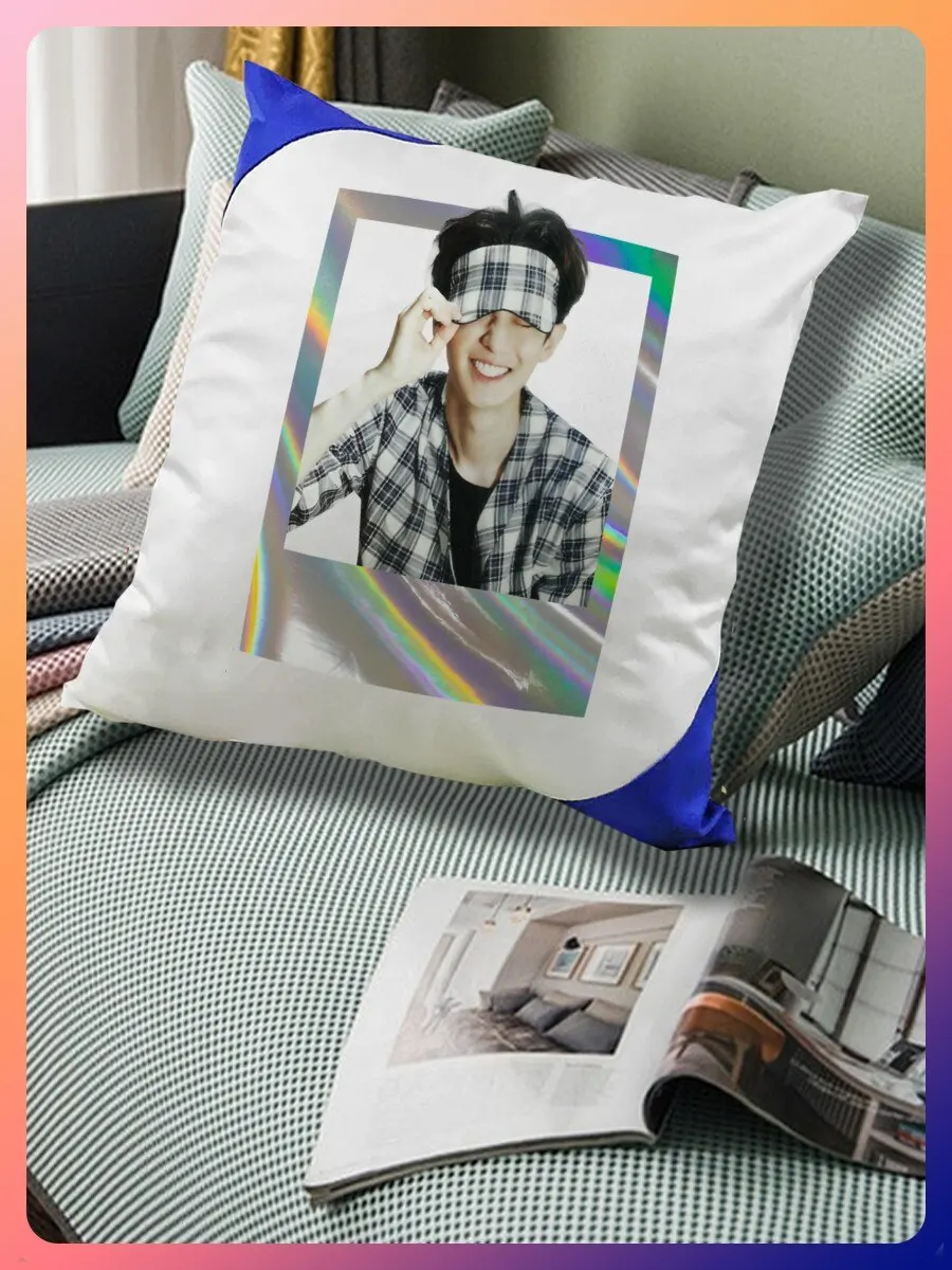 Подушка для сна и декора с принтом Evg_EXO (K-pop айдолы Чен Чанёль Д. О... Кай Сехун EXO Exo) - 20481 наволочка Dream On.