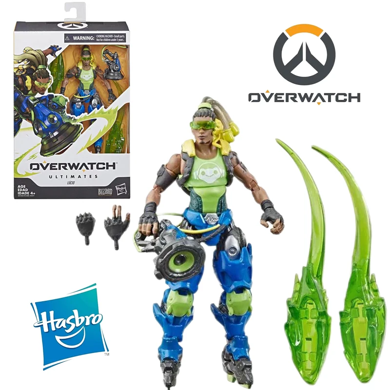 

Hasbro Overwatch Ultimate Blizzard Heroes Lucio 6 Inches 16Cm Original Action Figure Children's Toys Christmas Gifts