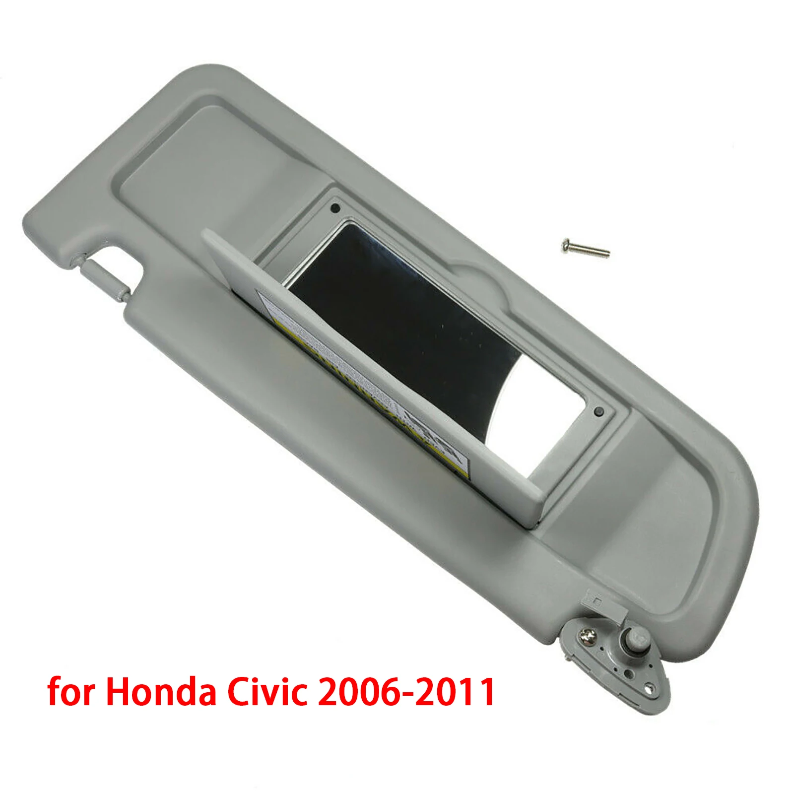 

Left Driver Side Car Sun Visor Board with Mirror Sun Shade Shield Sunvisor Board for Honda Civic 2006-2011