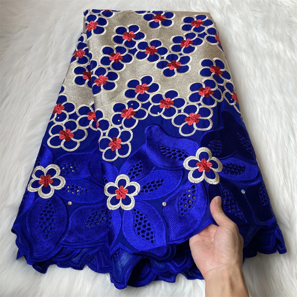 

5 ярдов, мягкая многоцветная швейцарская вуаль, кружево в Швейцарии 2022, сенгальская кружевная ткань, стандартная Высококачественная нигери...