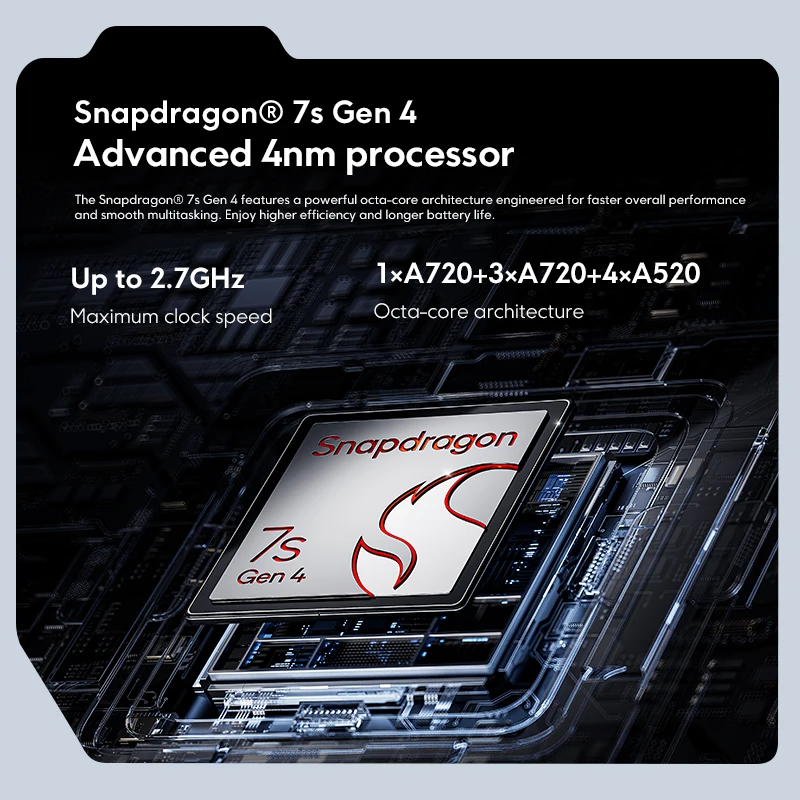 Фото Смартфон POCO M8 Pro 5G, глобальная версия, Snapdragon 7s Gen 4, 6.83-дюймовый 1.5K дисплей с частотой 120 Гц, аккумулятор 6500 мАч, 100W NFC. №4