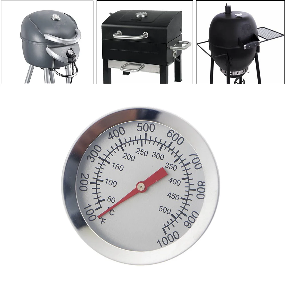 

Stainless Steel Barbecue Cooker Thermometer Dial Display Grill Gauge Oven Mini Temperature Meters Kitchen Household Accessories